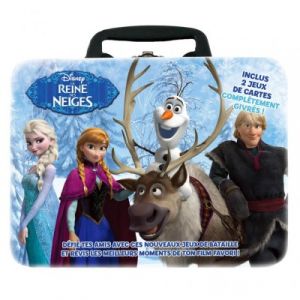 Image de Winning Moves Valise collector 2 jeux de bataille La reine des Neiges