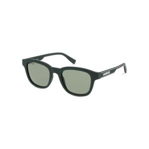 Lacoste L966S Lunettes de Soleil Homme - Rectangle Vert
