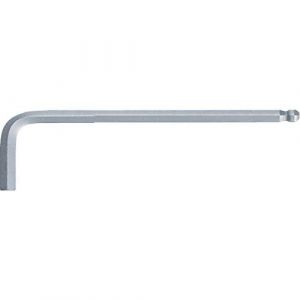 KS Tools Clé Allen coudée Courte à tête sphérique, 2 mm