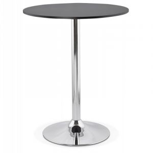 Image de Table de Bar "Arica" 90cm Noir Prix