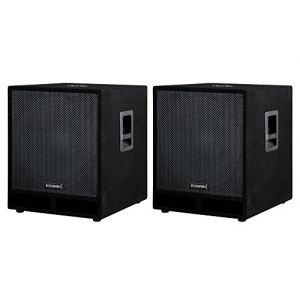 Mcgrey PAS-118 18" PA passive subwoofer la paire basse baffle 1800 Watt