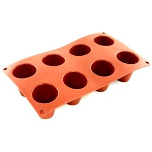 Image de Paderno Moule flexible Flexipad pour 8 babas italien en silicone