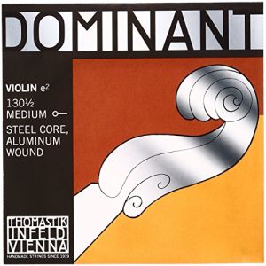 Image de Thomastik Dominant Strings 130 1/2 Cordes Violon Dominant Noyau plein nylon Taille 1/2