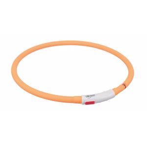 Image de Trixie Flash anneau lumineux usb - XS-XL: 70 cm/ø 10 mm, orange