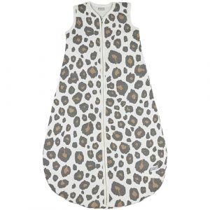Meyco Baby Panther Sac de couchage doublé (100% coton, avec fermeture éclair sur tout le pourtour, doux pour la peau, résistant aux plis, forme parfaite, taille : 98), Neutre