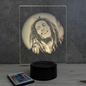 Lampe de c vet veilleuse Reggae Marley avec télécommande Cadeau anniversaire surprise Collection Déco