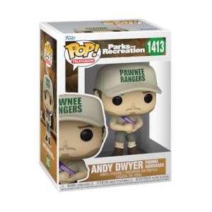 Image de Funko Pop! TV: Parks & Recreation - Andy Dwyer with Sash - Parks and Recreation - Figurine en Vinyle à Collectionner - Idée de Cadeau - Produits Officiels - Jouets pour Les Enfants et Adultes