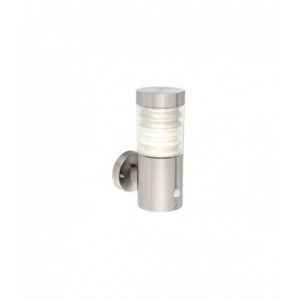 Endon Applique Equinox LED avec détecteur, acier inoxydable et polycarbonate