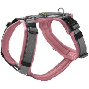 Hunter Harnais - Maldon Up - Taille M-L - Couleur vieux rose/gris - Réglable et réfléchissant
