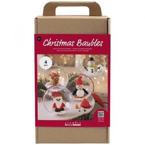 Craft Kit de boules de Noël – modelage – 1 paquet