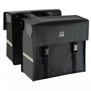 Willex Sacoches de v?lo Tarpaulin 40 L Noir mat
