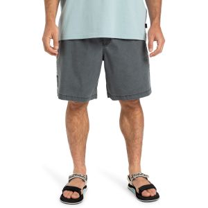 Quiksilver Taxer Global Heat 18" - Short de marche à taille élastique pour Homme Noir - Taille M