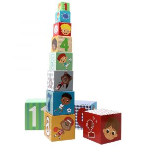 Jeux de construction 11 cubes bébé Bayern Münich Baghera