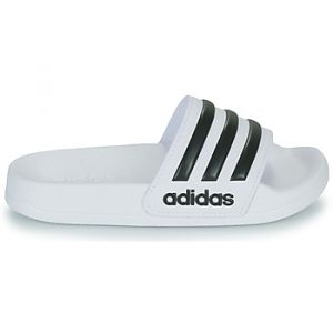 Adidas Claquettes enfant ADILETTE SHOWER K Blanc - Taille 32