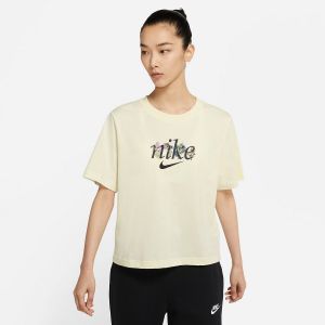 Nike T-shirt sportswear manches courtes, col rond Jaune Pâle - Taille L;M;S;XL;XS