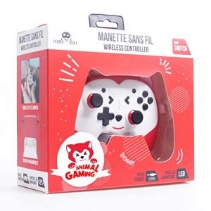 Image de Freaks and Geeks Switch Manette Sans Fil Doggy taille enfant Cable 1M Rouge