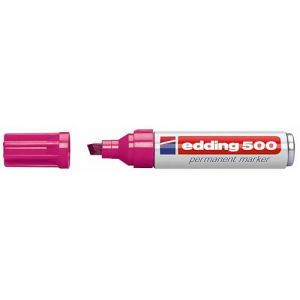 Edding Permanentmarker 500 4-500009 2-7mm nachfüllbar Keilspitze rosa