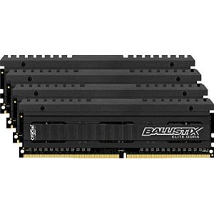 Crucial BLE4C4G4D30AEEA - Barrette mémoire Ballistix Elite 16GB Kit DDR4 4GBx4 3000 MT/s DIMM 288pin