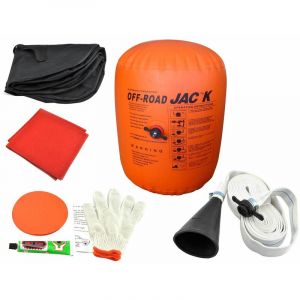 BC-Elec PN033 AirJack (cric gonflable) 4 tonnes pour 4x4, SUV... + Accessoires - Orange
