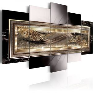Image de Décoshop26 Tableau toile de décoration motif Golden moments 100x50cm DEC110831