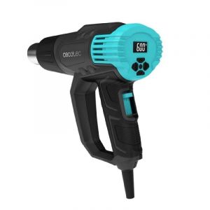 Cecotec Pistolet thermique, contrôle numérique, 2 000 W, écran, 600 °C, 4 buses, étui