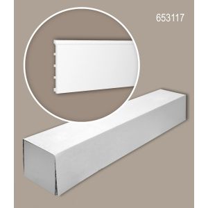 Profhome 653117-box 1 carton 6 pièces Plinthe Planchette design moderne | 12 m