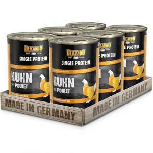 Belcando Single Protein Bo&icirc;te [6x400g Poulet] Nourriture Humide Monoprot&eacute;ique Pour Chiens Nourriture Humide Monoprot&eacute;ique