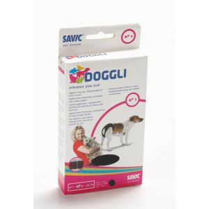 Image de Savic Culotte hygiénique noire Doggli pour chien