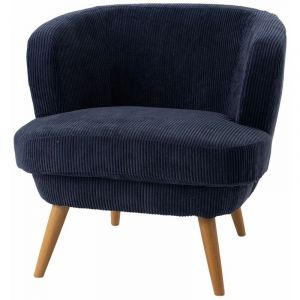 Image de Amadeus Fauteuil dagmard bleu cotele 67cm x 66,5cm x 68cm Bleu