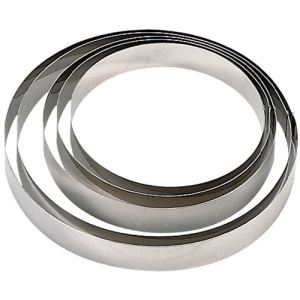 De Buyer 3989.20 - Cercle à pâtisserie Collectivité en inox (20 cm)