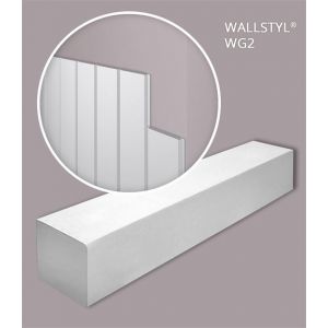 NMC WG2 box WALLSTYL Noel t 1 carton 8 pièces 3d panneau mural design moderne blanc | 1,84 m2