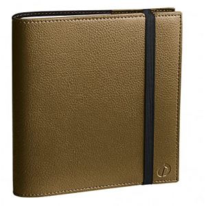Quo Vadis Agenda Time&Life Sept Medium Fr rep Time & Life - 16x16cm - avec élastique - Semainier - Août/Août - Kaki Métal