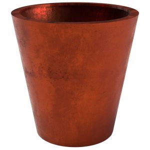 Cerland Bac à fleurs en acier cuivre 79 x 79 cm 350L