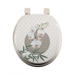 Abattant WC Imprimé "Azia" 47cm Naturel Prix