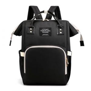 Sac à langer Noir Herzberg HG03190-BLK