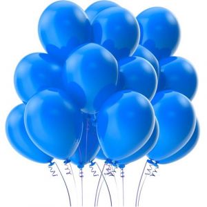 SPARKLERS CLUB Ballon de Baudruche couleur - Lot de 100 Ballons 26cm en Latex 100% BIODÉGRADABLES - Idéal pour évènement, Mariage, Anniversaire, Baptème, Facile à Gonfler (Bleu)
