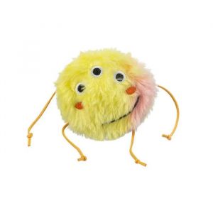 Trixie Jouet Pour Chat En Peluche - Val&eacute;riane - 10 Cm - Orange/Jaune - Herbe &Agrave; Chat - Mastication - Ennui-Buster