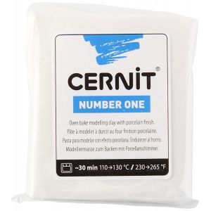 Cernit Pâte polymère Number One 56g Blanc opaque