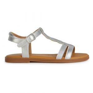 Geox J Sandal Karly Girl, Argenté, 29 EU