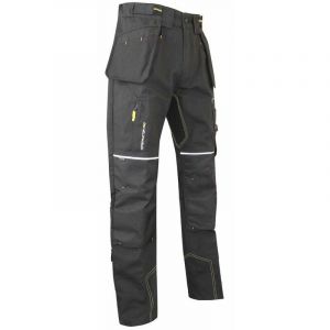 LMA Pantalon de travail renforcé multipoches Etabli Gris Carbone 44 - Gris Carbone