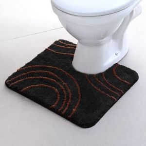 Tapis contour WC SPIRALE - noir