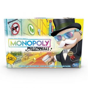 Image de Hasbro Monopoly Millennials - Jeu de société - Jeu de plateau - Edition spéciale Génération Y des années 1990