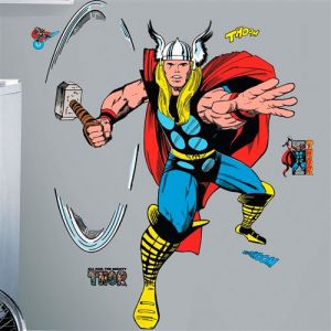 ROOMMATES Stickers G&eacute;ant Thor Comics Marvel