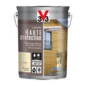 Image de V33 Lasure Bois Haute Protection Intemporelle Incolore Satin 5L