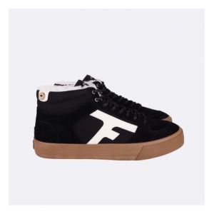 Faguo Tennis Su&atilde;&iquest;De Et Coton Recycl&atilde;&copy; Walnut Mid - Noir - 40