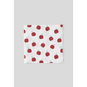 Monoprix Maison 20 serviettes 40x40 - Pomme rouge