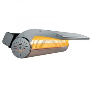 MPC Chauffage d'extérieur à réflecteur mural Estepona avec télécommande 2000 W