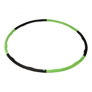TOOLZ Hula Hoop 100cm 1200gr - Noir, Vert