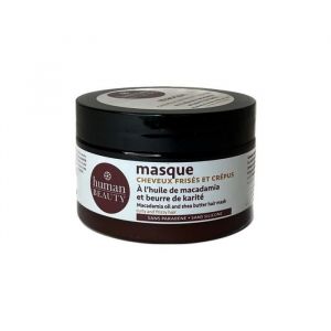 Human Beauty Masque cheveux frisés et crépus à l'huile de macadamia et beurre de karité