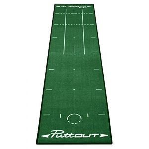 PUTTOUT Tapis de putting de golf PRO Vert
